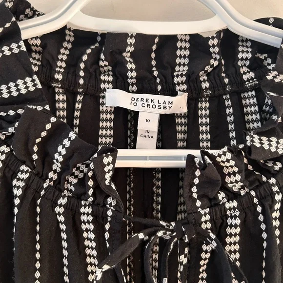 DEREK LAM Calypso Shirt Cotton Blend Blouse - Picture 5 of 10